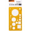 ウチダ テンプレート No.140F 建築士・受験者用定規 012-0015