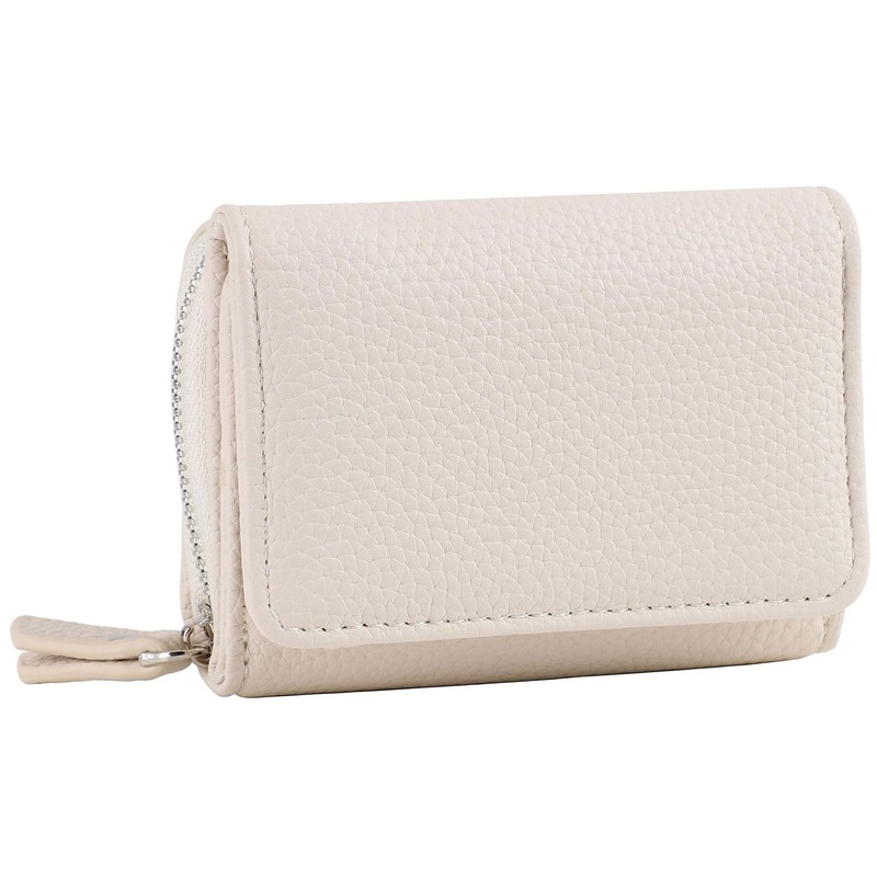 RRANCharltu Women's Small Leather Purse with Zip Coin Compartment Card