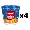 Mac-A-Roni Cup, Creamy White Cheddar, 2.04 Oz, Pack of 4