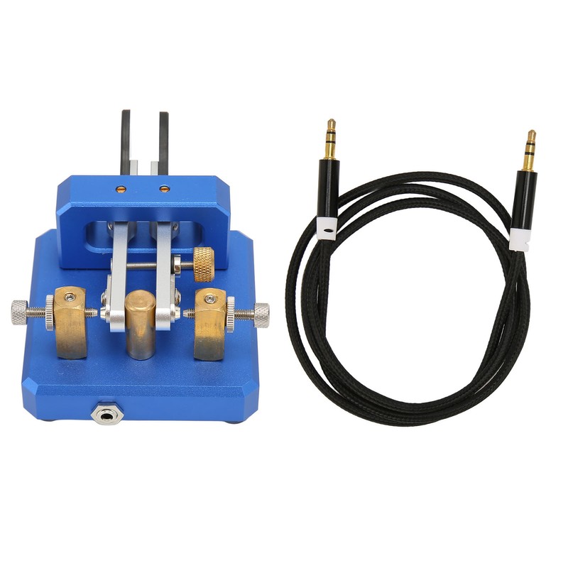 Morse Code Key Double Paddle Automatic Shortwave Portable CW Morse