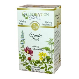 CELEBRATION HERBALS TEA STEVIA HERB TEABAGS 24CT ORGANIC