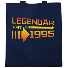 Shirtracer - Cotton Bag - 30th Birthday - Legendary Since 1994 Orange/Yellow, 1 Navy Blue