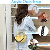 ZCLGOOD 17.7 Inch Acrylic Purse Chain Strap Decorative Replacement, Plastic