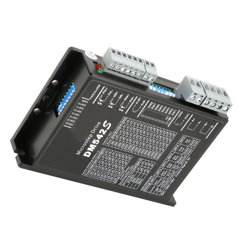DM542S 2 Phase Stepper Motor Driver CNC Motor Controller 5-24VDC