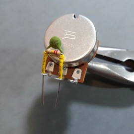 Bear59Guitars TREBLE BLEED B59G "MOJO SUN" 470pF Ceramic cap,  220K carbon film resistor