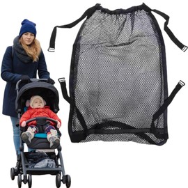 Shopping Net for Prams, Pram Net, Shopping Bags, Mesh Bag, Back Pushchair, Storage Bag, Suitable for Prams, Pushchairs and Buggies