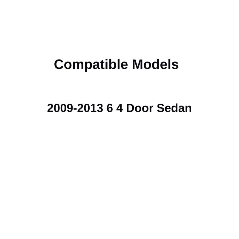 NAGD Fits 2009-2013 Mazda 6 Driver Left Side Front Door