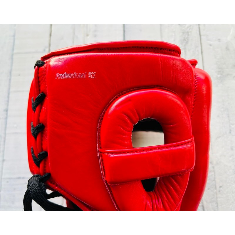 PRIZE RING "Professional SS" Lightweight Headgear, Red (L)