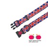 Olahibi Dog Collar and Leash Combo Set, Union Flag Pattern,