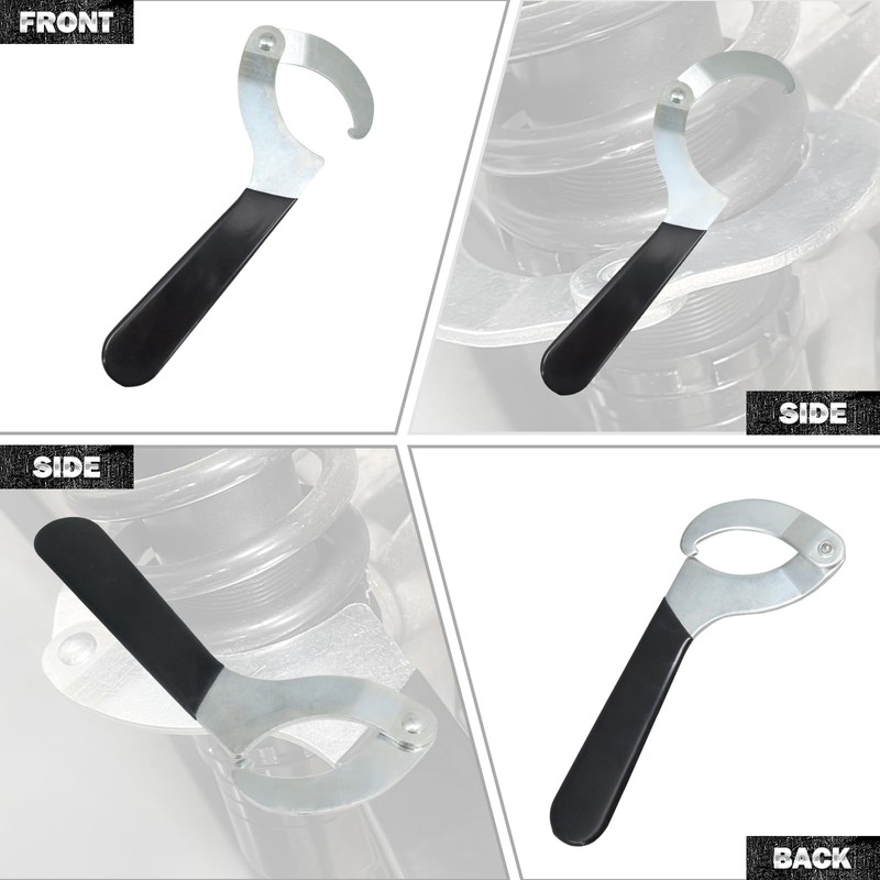 HDBUBALUS Universal Motorcycle Shock Adjustment Tool Shock Spanner Wrench 1