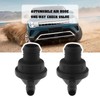 YINETTECH 2PCS Breather Hose One Way Check Valve Vent Pipe