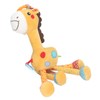 Baby Hanging Rattle Toy Soft Carseat Crinkle Squeaky Toy Stuffed