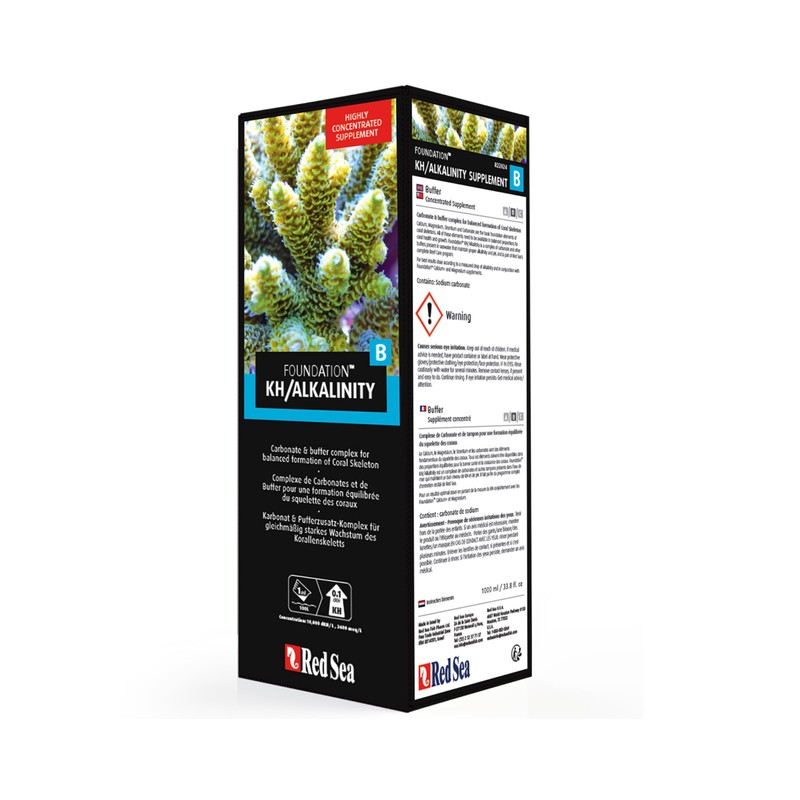 Red Sea Reef Foundation B Alkalinity (KH) Supplement, 1000ml -