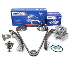 MOCA Timing Chain Kit Water Pump Thermostat Fit 2005-2006 for Toyota Corolla XRS 1.8L & 2003-2006 for Pontiac Vibe GT 1.8L & 2000-2005 for Toyota Celica GTS 1.8L "2ZZGE"