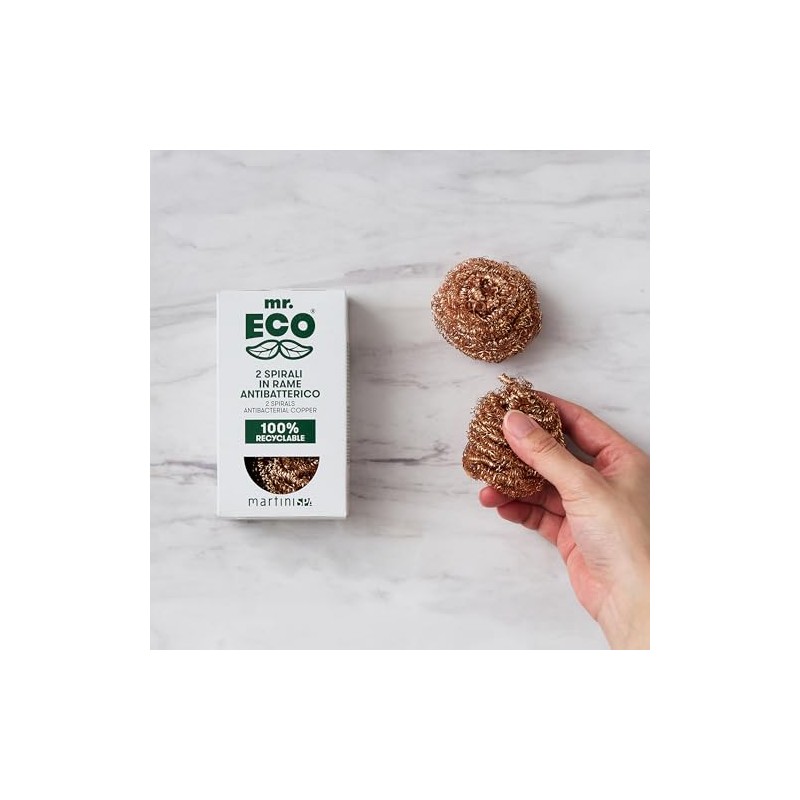 Mr.Eco Martinispa Antibacterial Copper Brush 40g