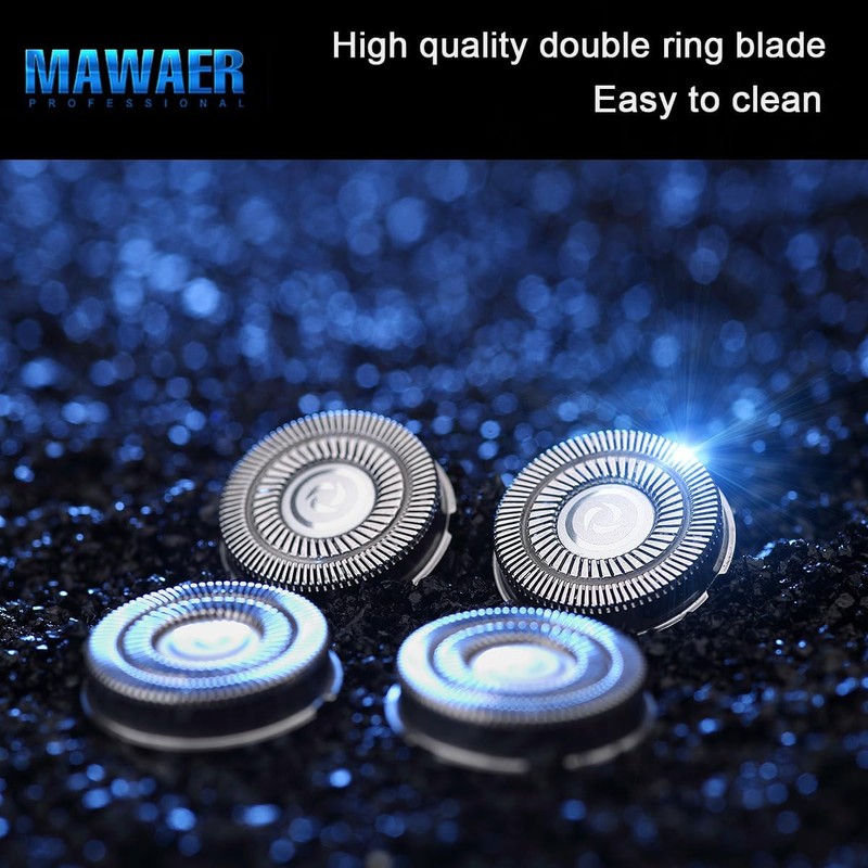 4PCS Double Ring Replacement Blades Compatible with FREEBIRD Flexseries Pro