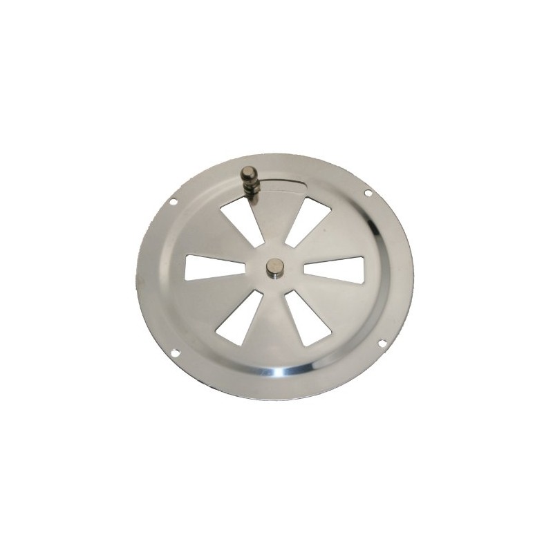 4x Ventilation Rosette Stainless Steel Air Vent Gill Stainless Steel