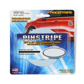 Sharpline Prostripe Pinstriping Tape [Single Stripe]: 1/8 in. x 40 ft. (White)