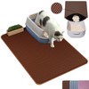 HCY&WLD Cat Litter Mat, Honeycomb Double Layer Cat Litter Trapping
