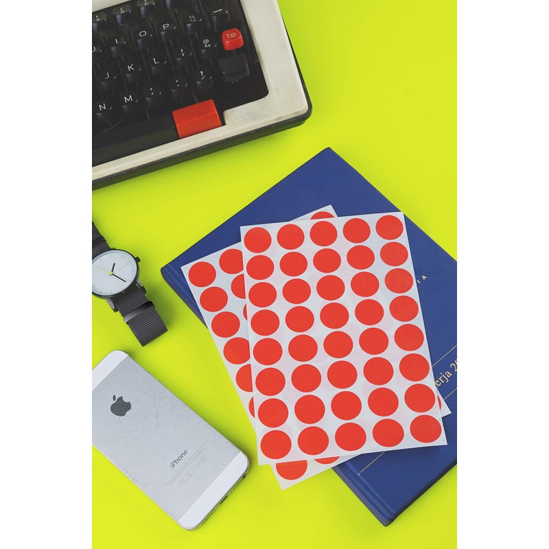 Stickers Colourful 17mm Round Stickers - Size 1.7cm Diameter 4880