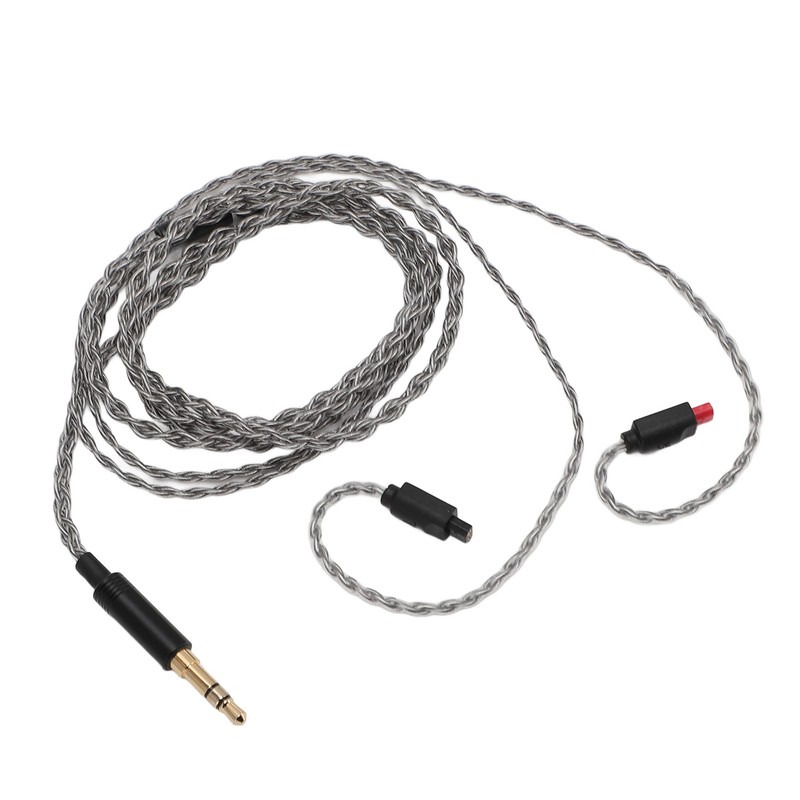 Headphone Cable 4 Strands Silver Plated Copper Anti Stangling 3.5MM