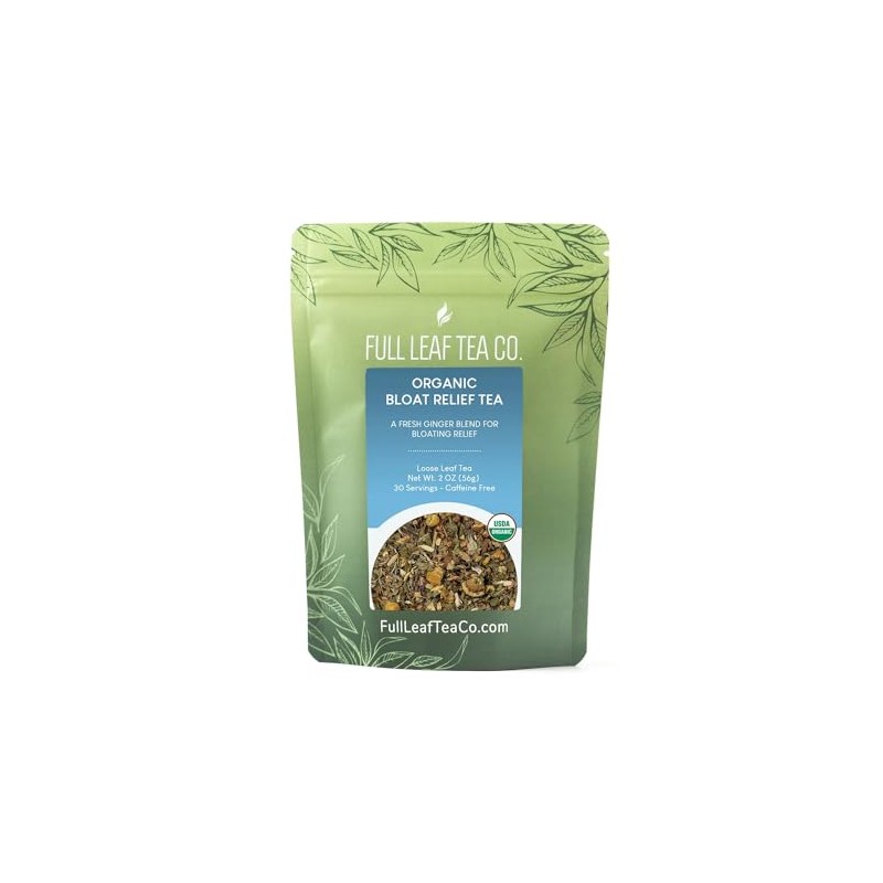 Organic Bloat Relief Tea - 2 Ounce (Approx. 30 Servings)