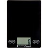 San Jamar Escali Glass Digital Food Scale, Black