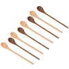 8 Pcs Wooden Spoon Beech Wood Safe Environmentally Friendly Wooden
