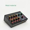 Compact Mixed Sound Mixer Metal 8 Channel Professional Mixer Board