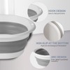 ZKGYUS Foldable Sink, Portable Dish Tray, Multi-Purpose Portable Washing Bowl,