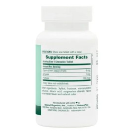 Naturesplus Enzimas De Papaya Con Papain 6 Mg Tabletas 180