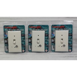 Sonovox New Lot Of 3 Lazy Light Voice Activated Recognition Wall Light Switch By Sonovox