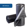Trash Bag 45 gal. Gray LLDPE 1.1 mil 38 X