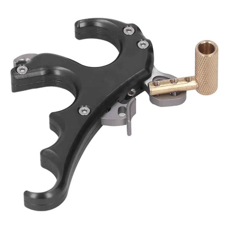 Bow 4 Fingers Thumb Trigger Auxilia Na Liberação Em Liga
