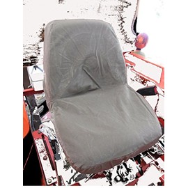 Durafit Seat Covers, for Kubota B2320,B2620,B2920,B3200,B7410,B7510,B7610,B7800,BX1850,BX2350,BX24,BX25,M5640,L2501,L3240,L3940,L4240,L5040,L5240,L5740,BX2370,BX1880 Tractors in Gray Velour