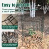 KEOHOLI 10 Packs Plant Protectors Cages from Animals, 12" x