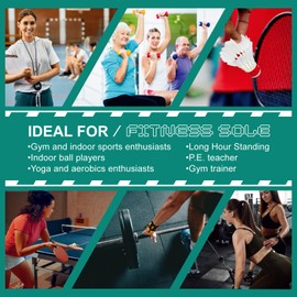 Performance Shoe Insoles for Men, GED Insoles for Exercise, Fitness, Lifting, Training, Workouts and High-Impact Activities - Sport Shoe Inserts for Stability, Cushioning, Arch Support （US 12-12.5）