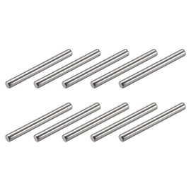 METALLIXITY 50Stk Dübelstifte 304 Edelstahl Regalstifte für Metall Gerät Möbel Einbau DIY 2.5x20mm