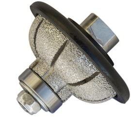 Stadea Diamond Profile Wheel Cove Hand Profiling Wheel L30 1 1/4" 30 MM for Grinder Polisher Granite Stone Marble Profiling Shaping