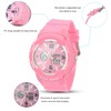 SMAEL Waterproof Digital Analog Dual Display Watch Round Electronic Quartz