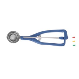 HENDI Ice Cream Scoop Sticks Reinforced Fibreglass Nylon Handle with Colour Clips Suitable for Dishwasher Ice Cream Spoon 1/40 Diameter 45 mm Stainless Steel