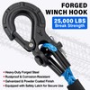 HOKINETY Synthetic Winch Rope Kit - 1/4" x 50' 10000