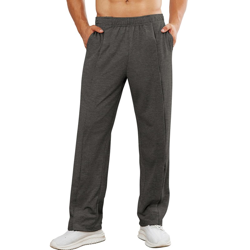 Deyeek Tear Away Pants for Men Open Bottom Wide Leg