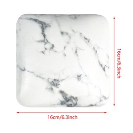 TENOL Nail Elbow Rest Elbow Pad Cushion,Table Desk Station Professional,Microfiber Leather Elbow Hand Rest for Home DIY Manicure, marble pattern