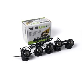 Jebao Submersible LED Pond Light with Photcell Sensor, Set of 5