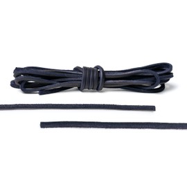 Premium Leather Boot Lace in Indigo - Premium Quality and Durability