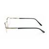 Inlefen Metallrahmen-Rechteck-Lesebrille-Weinlese eyewear mit Fall +4.50