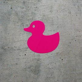 Decal Stickers of Rubber Duck Ducky Bath Toy 2 (Pink) (Set of 2) Premium Waterproof Vinyl Decal Stickers for Laptop Phone Accessory Helmet Car Window Mug Tuber Cup Door Wall -ANDstic880115PI040522