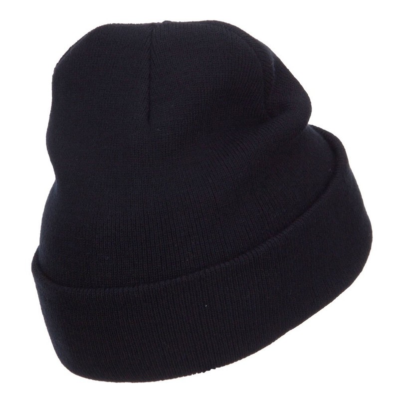 e4Hats.com Maine State Moose Embroidered Cuff Beanie - Black OSFM