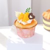 6Pcs Artificial Fake Cupcake Decorative Simulation Cupcake Model for Display